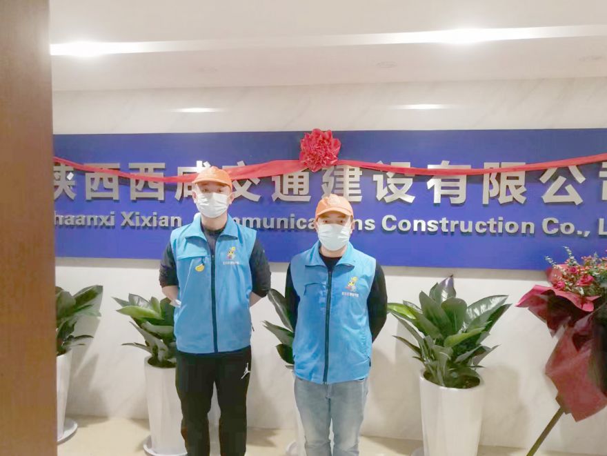  Formaldehyde removal construction of Shaanxi Xixian Transportation Construction Co., Ltd